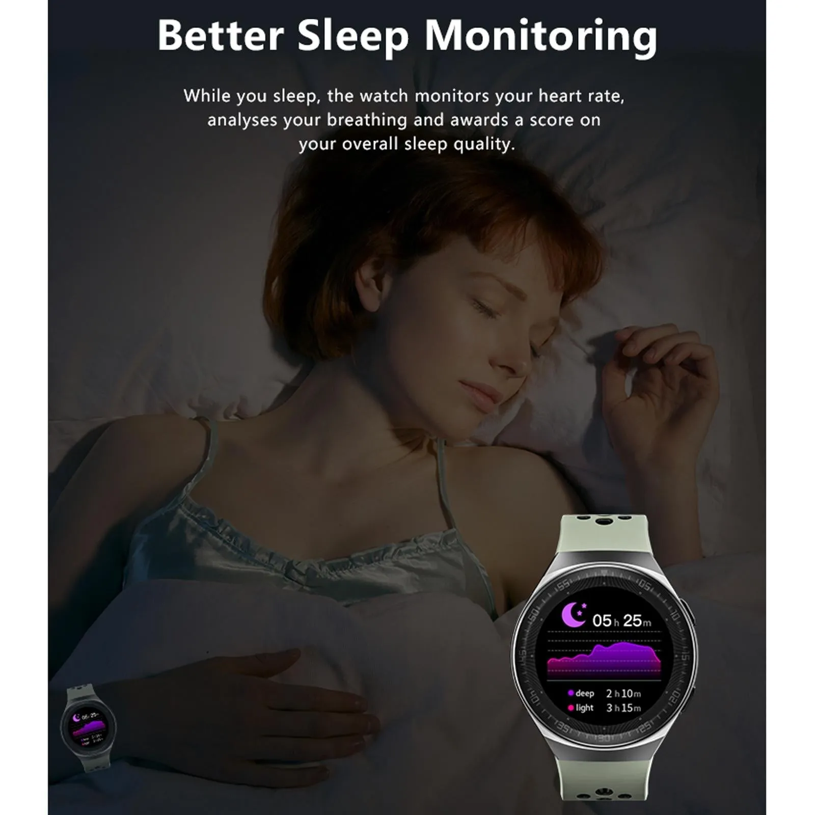 1.28 Inch Ip67 Waterproof Smart Watch With Bluetooth Call Sleep & Heart Rate Monitoring