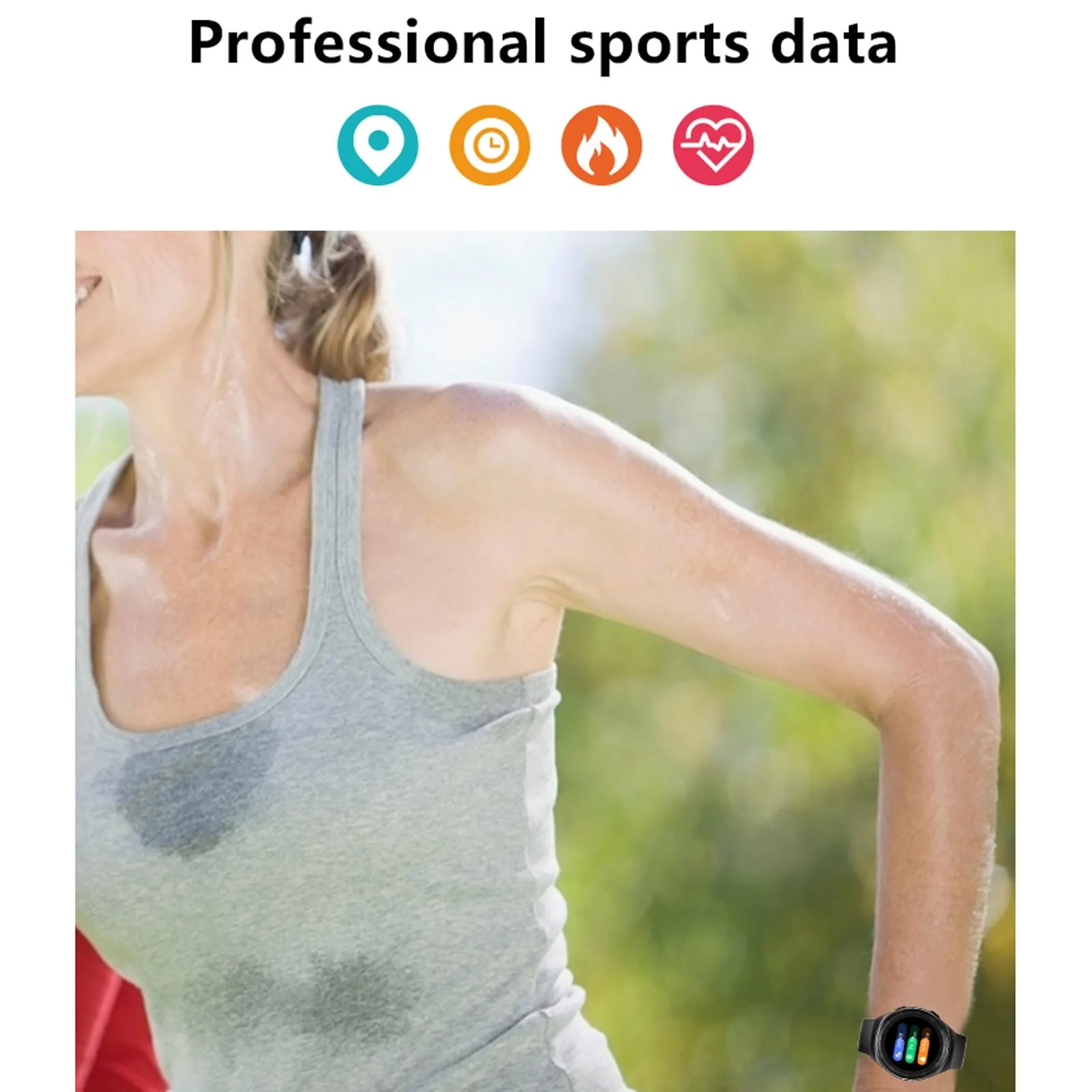1.28 Inch Ip67 Waterproof Smart Watch With Bluetooth Call Sleep & Heart Rate Monitoring