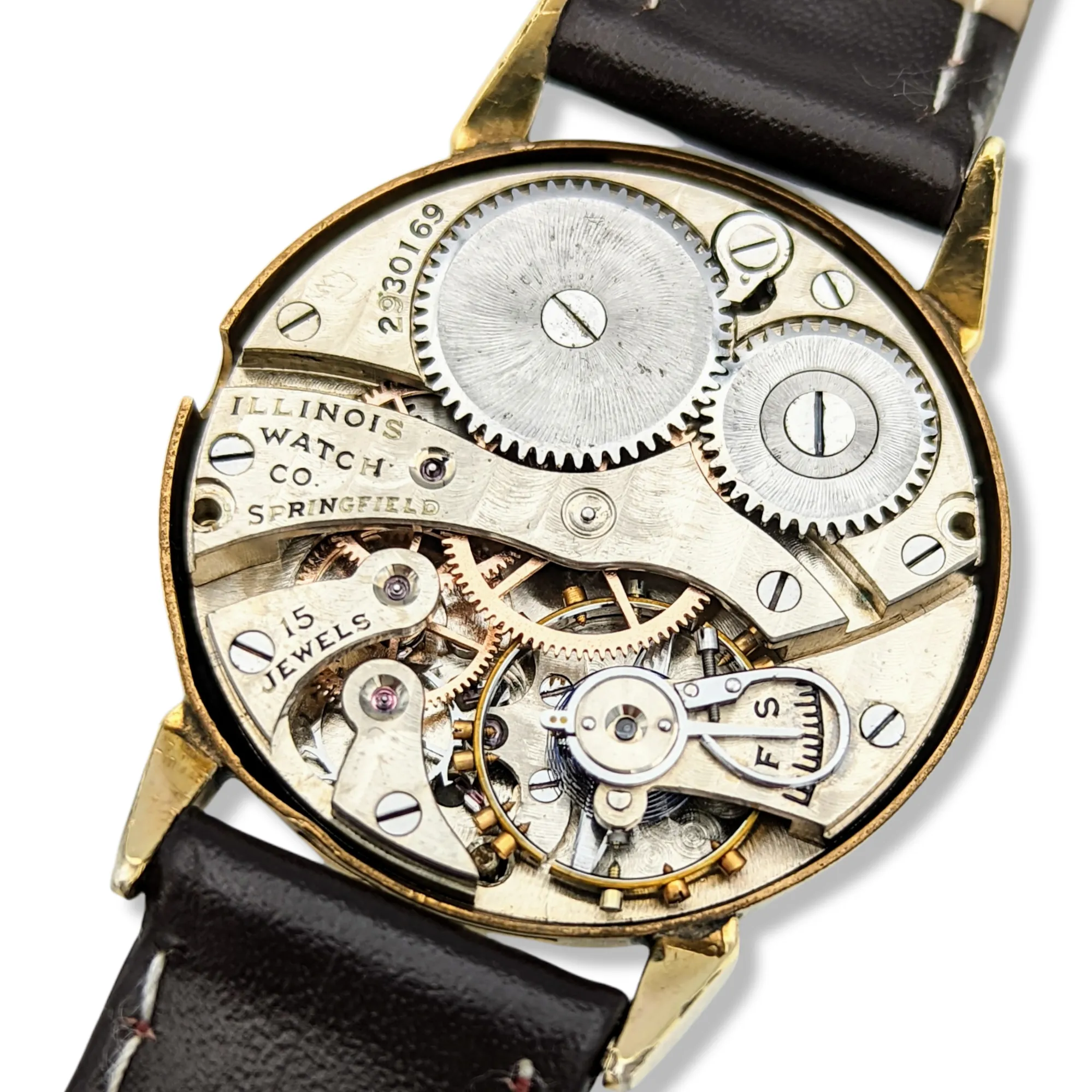 1916 ILLINOIS Watch 15 Jewels Cal. Grade 23 U.S.A. Made