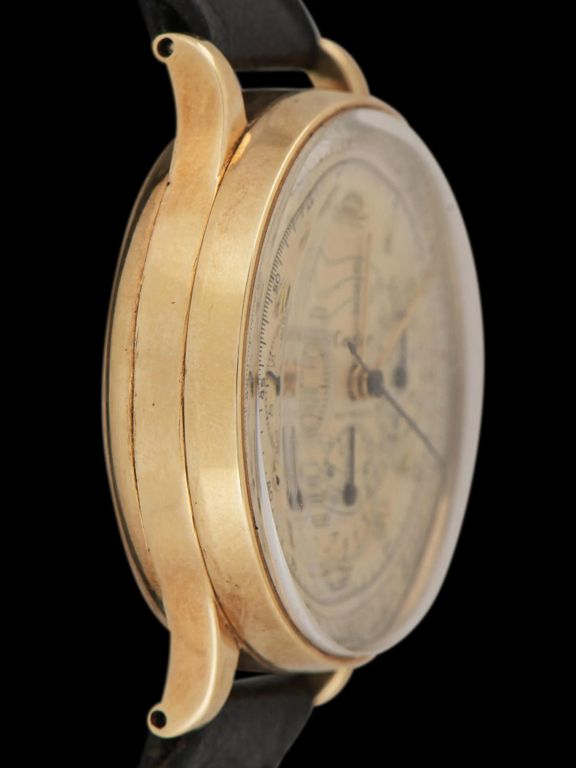 1940s Cartier Branded Movado 'Cal. M95' Chronograph 14K YG (Ref. 49020)