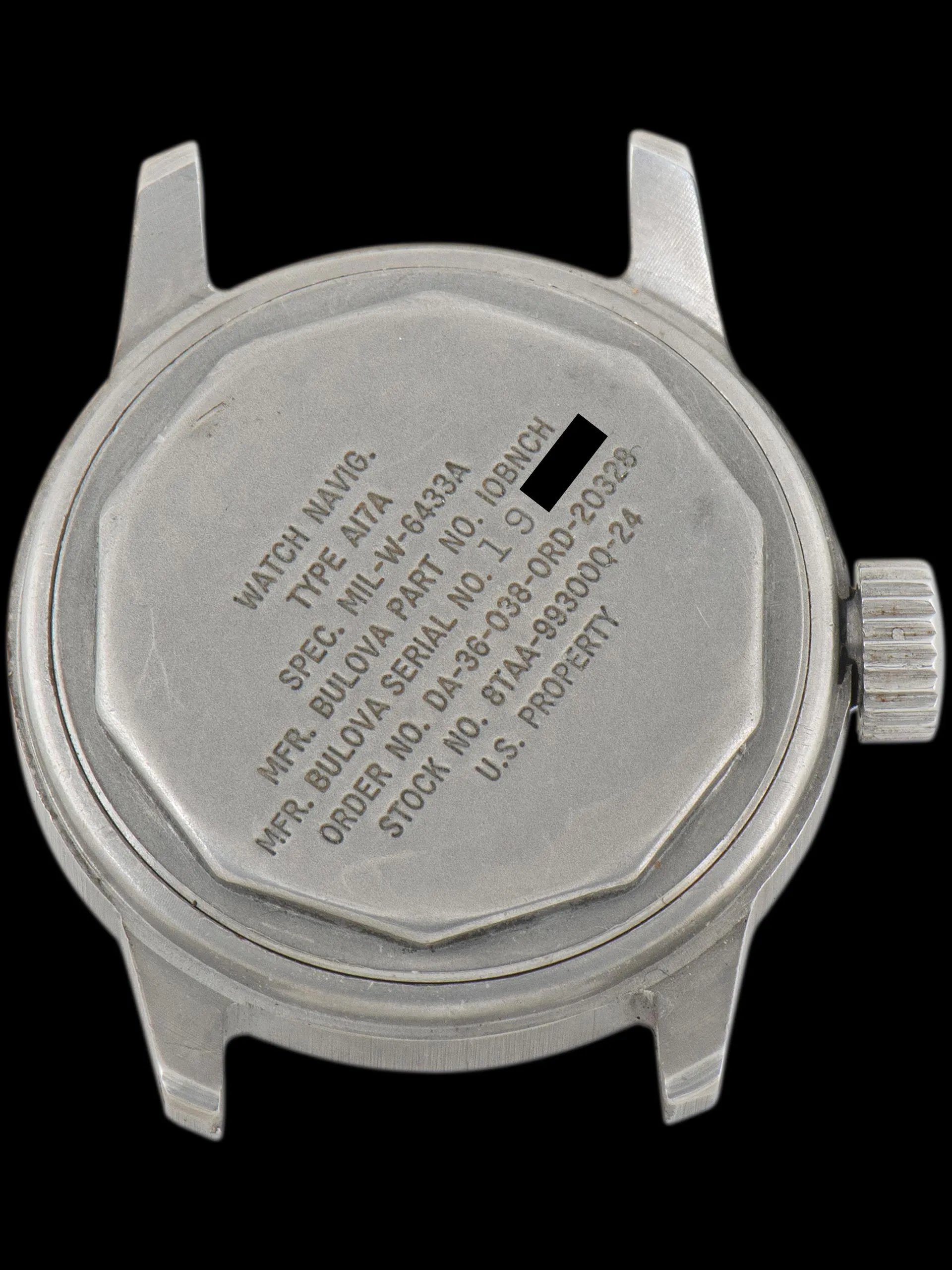 1961 Bulova Type A17A U.S Military Watch
