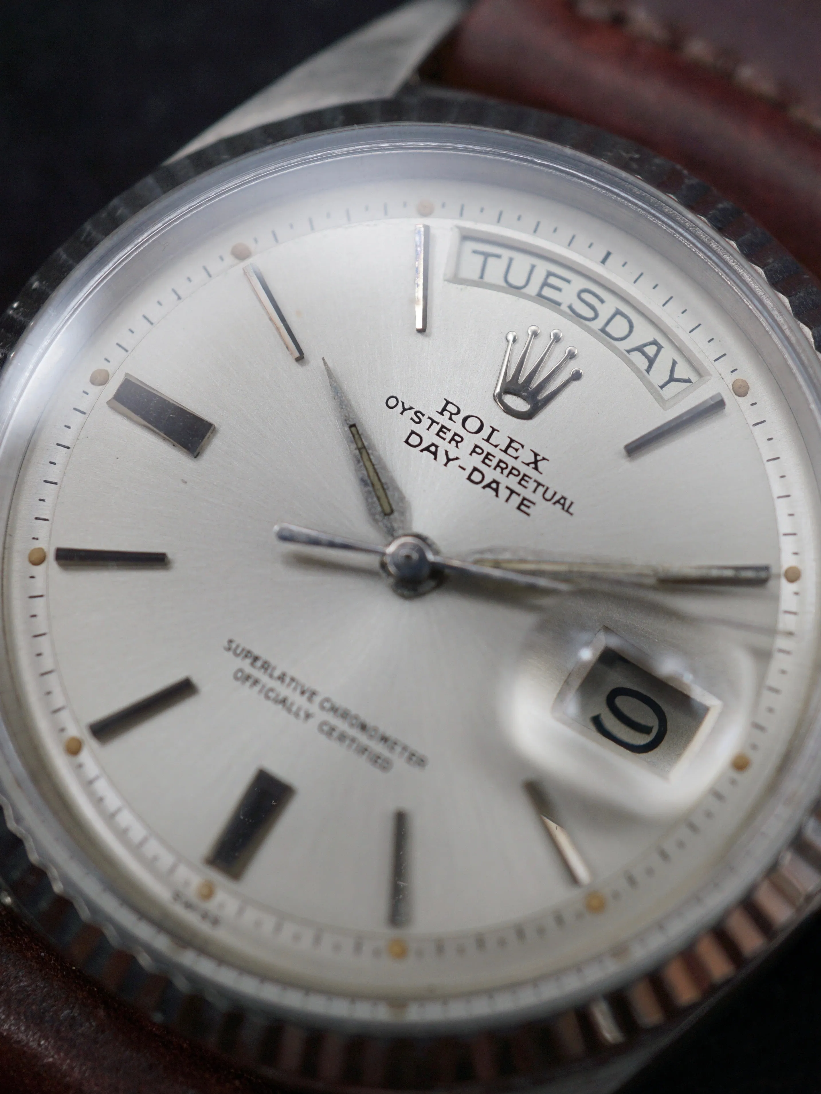 1962 Rolex Day Date Ref. 1803 18k WG "Dauphine Hands"
