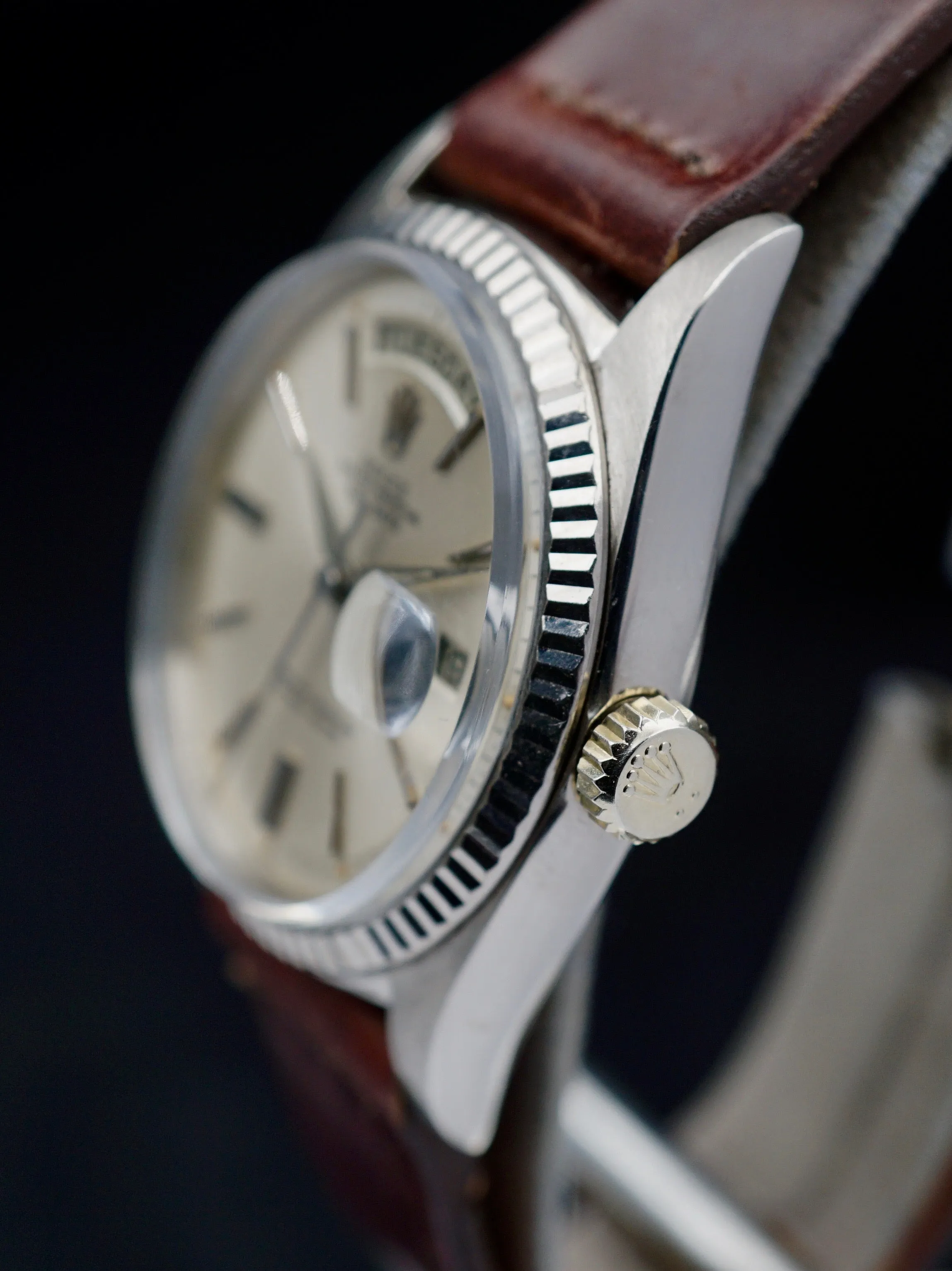 1962 Rolex Day Date Ref. 1803 18k WG "Dauphine Hands"