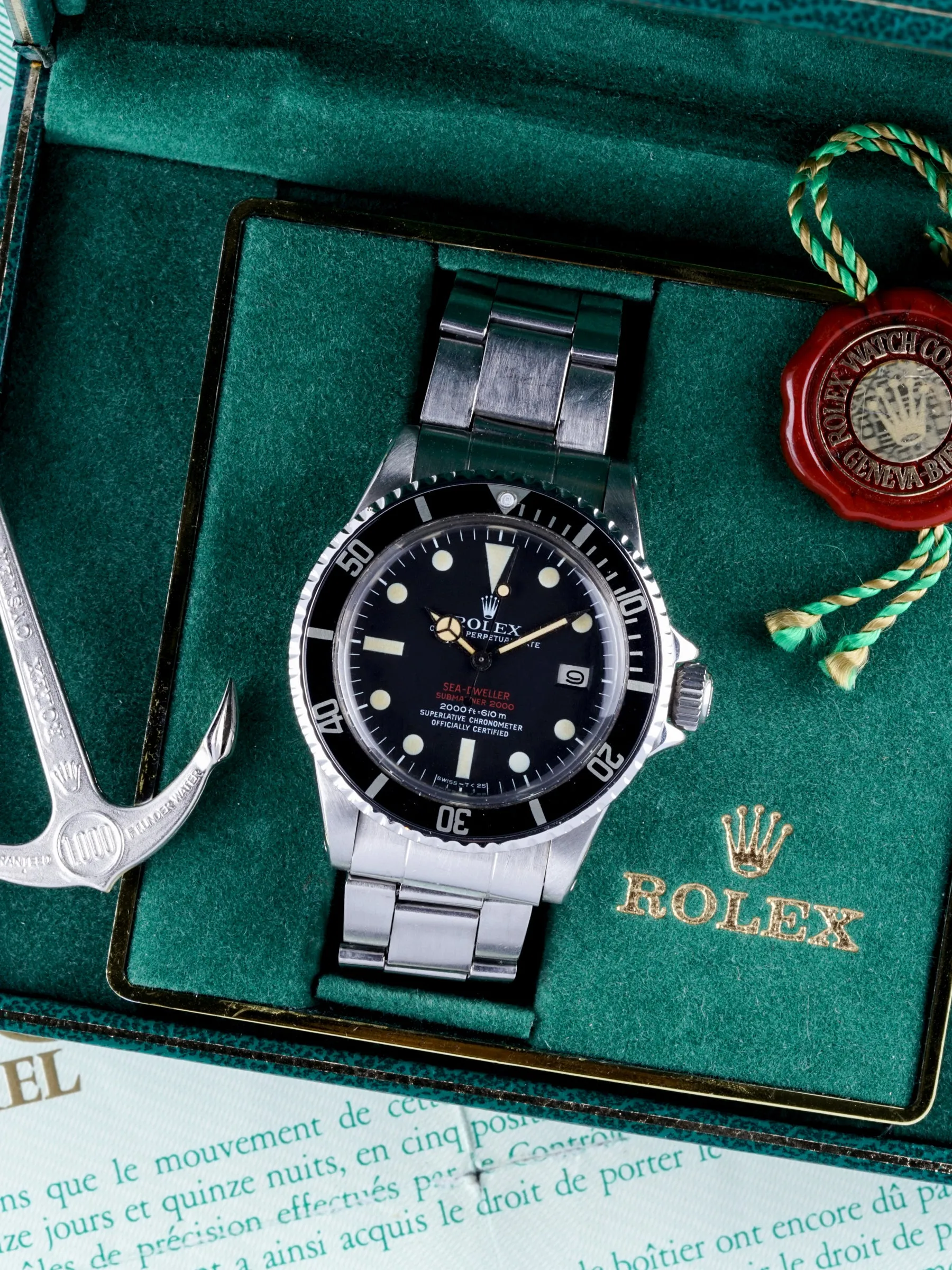 1972 Rolex Double Red Sea-Dweller (Ref. 1665) "Mk. III" W/ Box & Papers