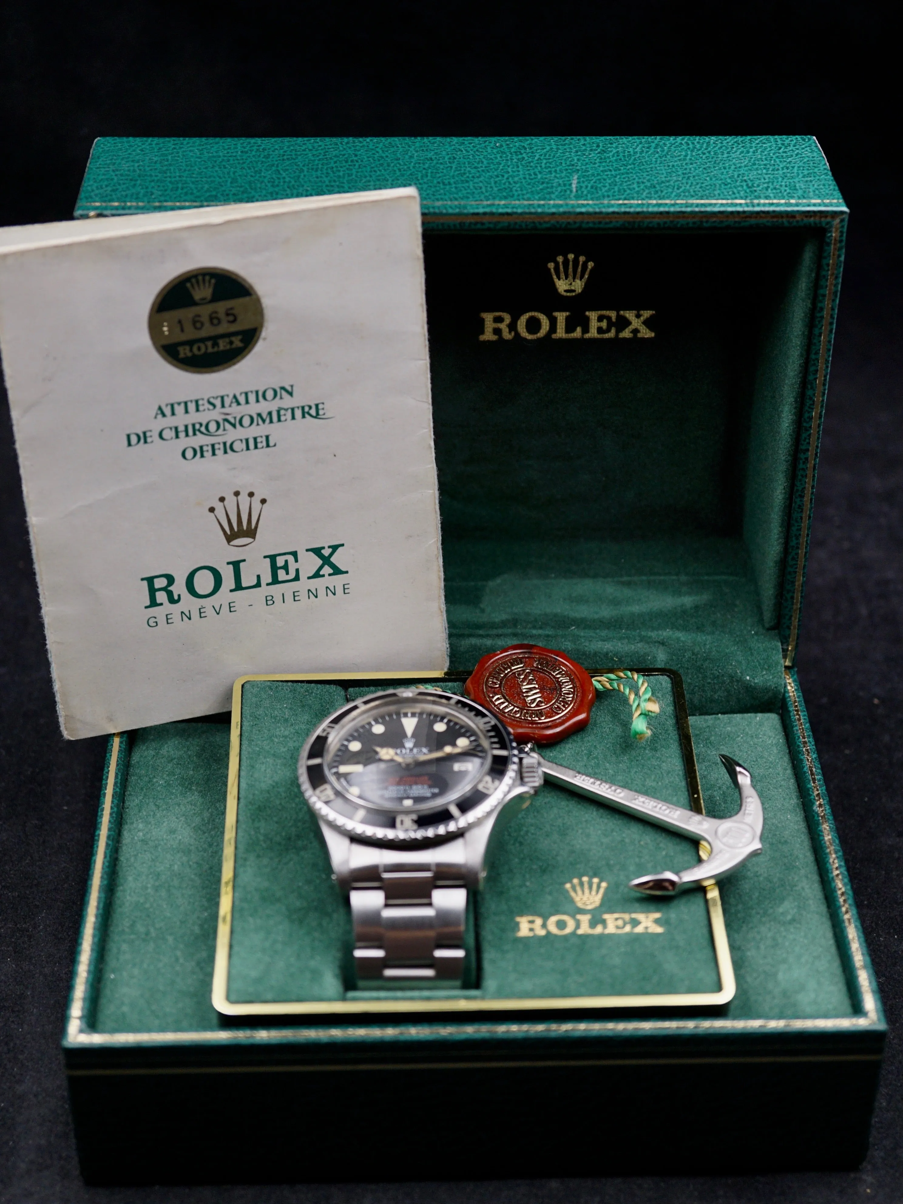 1972 Rolex Double Red Sea-Dweller (Ref. 1665) "Mk. III" W/ Box & Papers