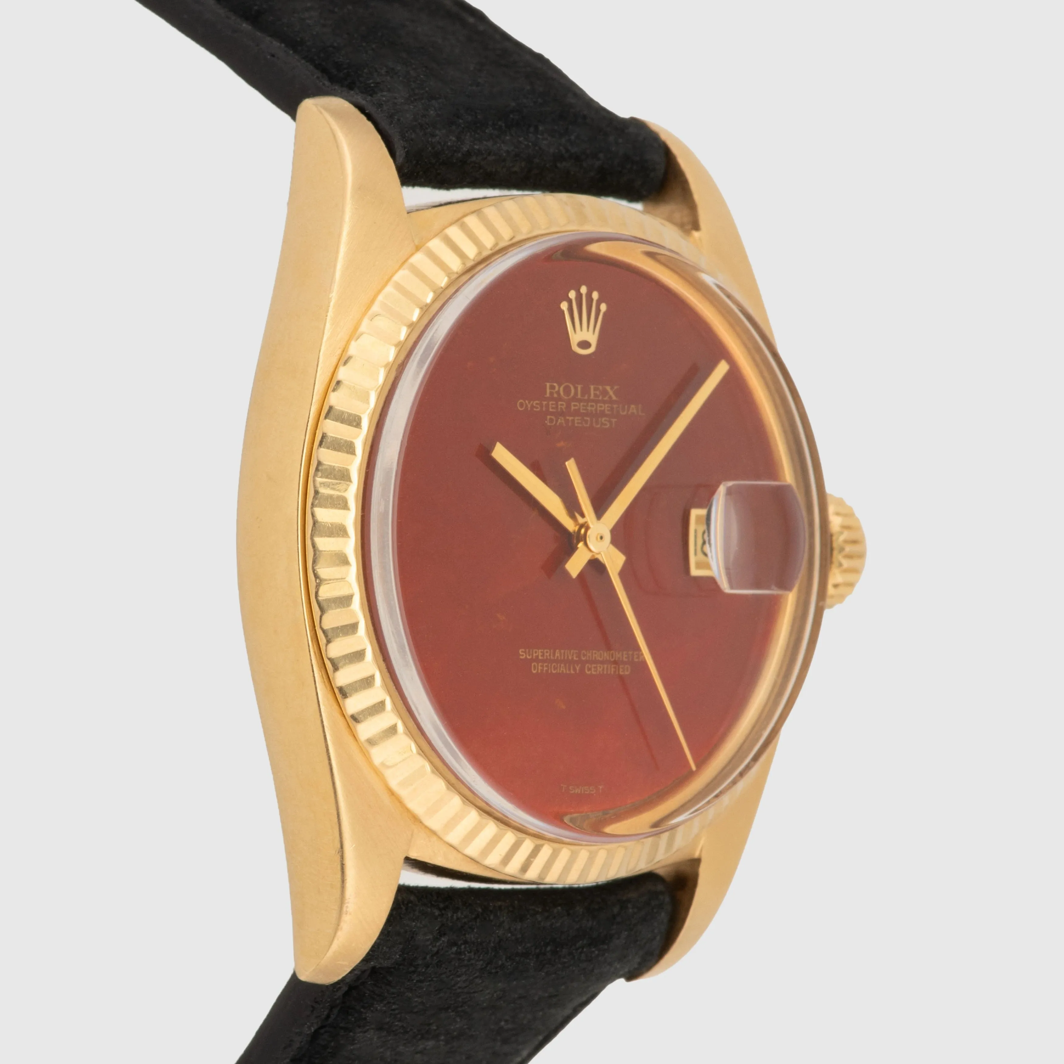 1976 Rolex Datejust 18K Red Jasper Ref. 1601
