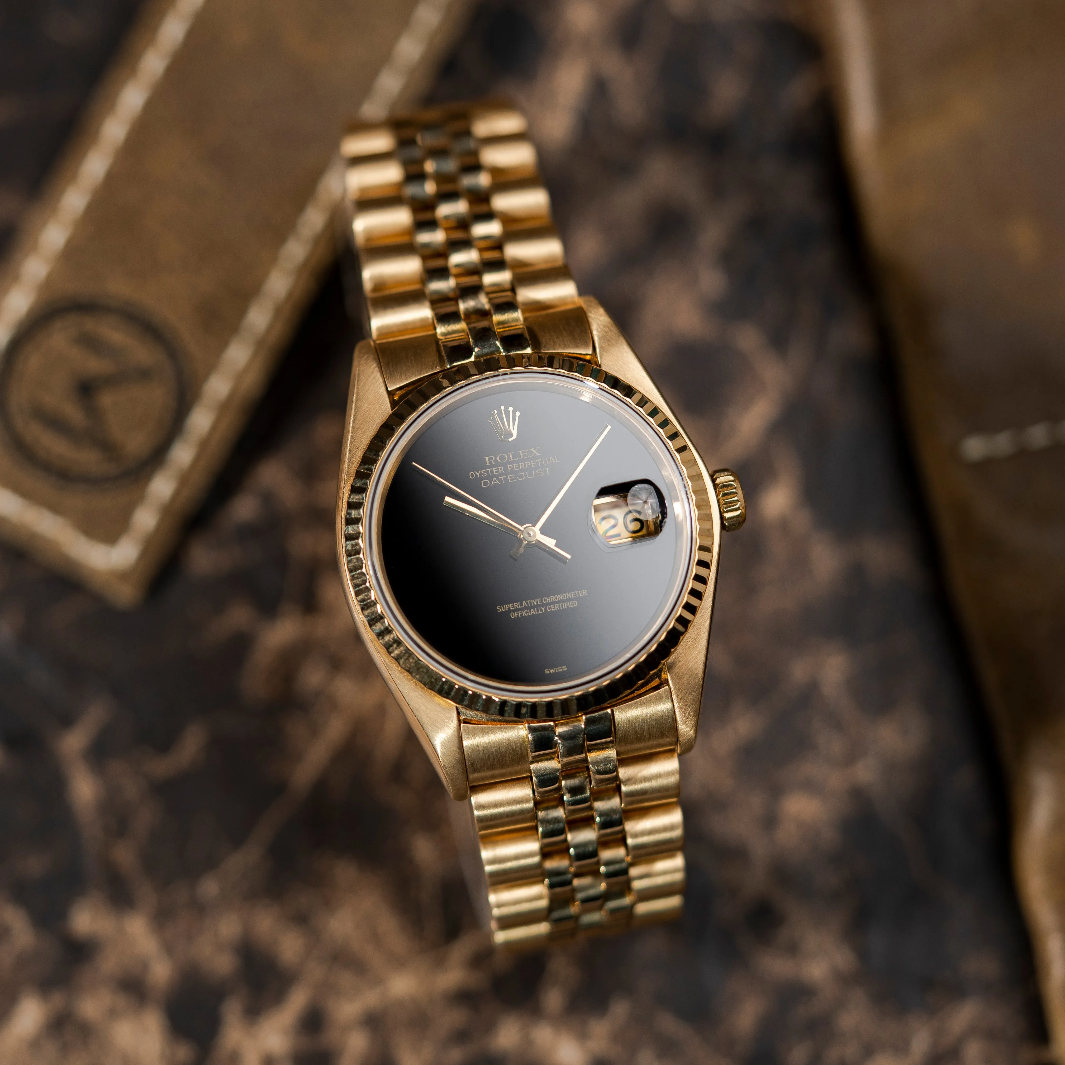 1980 Rolex Datejust Onyx Dial Ref. 16018