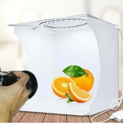 2 LED Panels mini folding portable studio