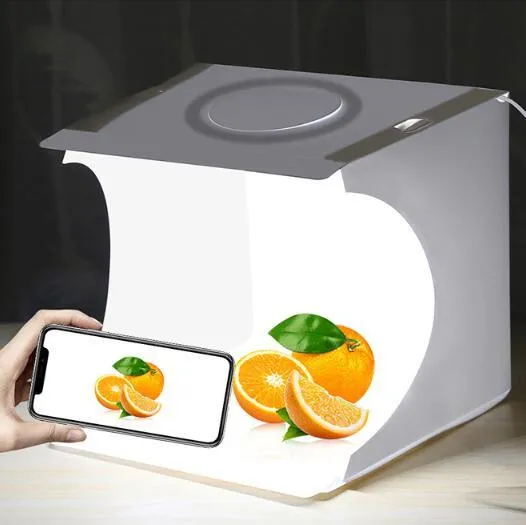 2 LED Panels mini folding portable studio