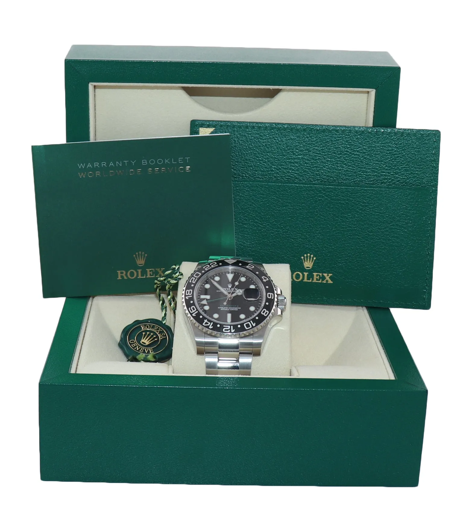 2018 MINT Rolex GMT Master II 116710 Steel Ceramic Black Dial 40mm Watch Box