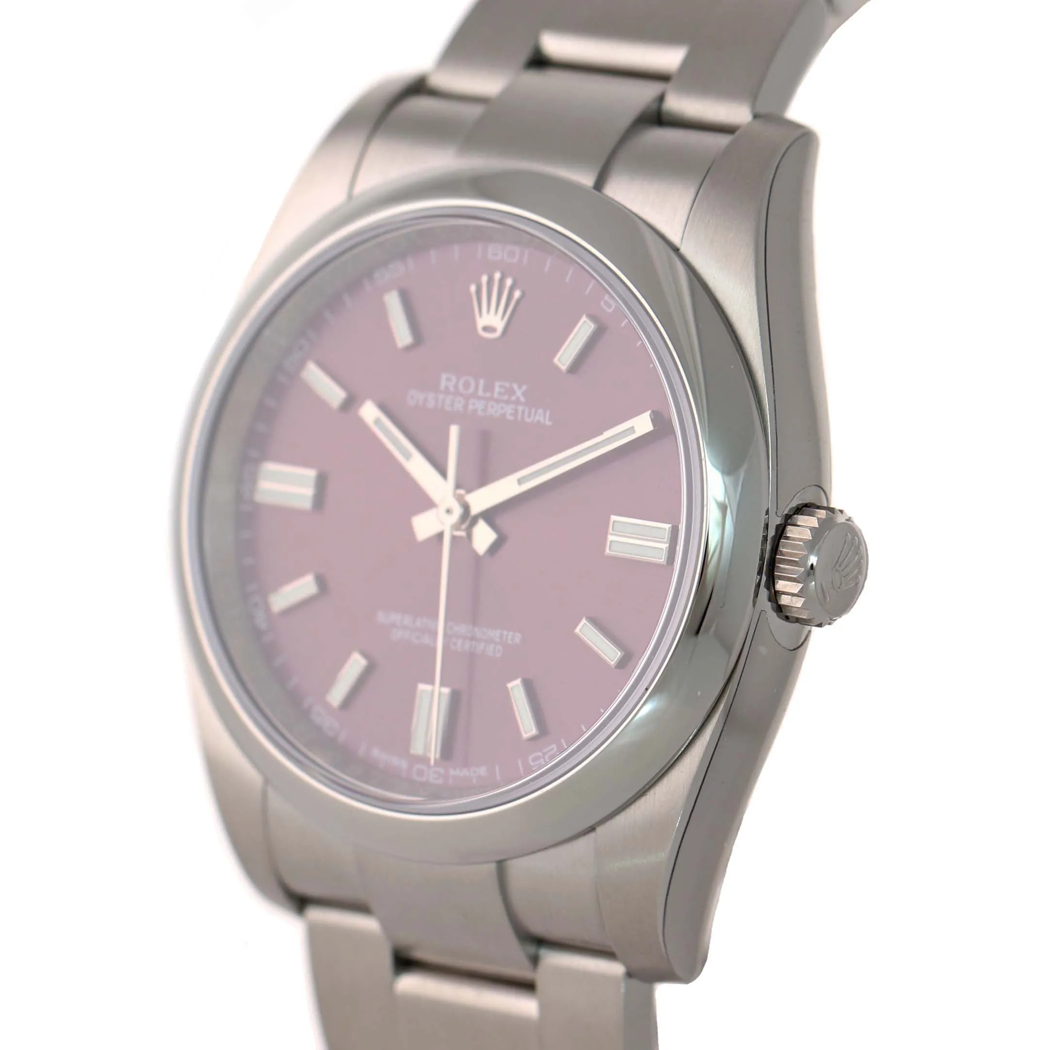 2018 STICKERS & PAPERS 116000 Rolex Oyster Perpetual Grape 36mm Watch Box