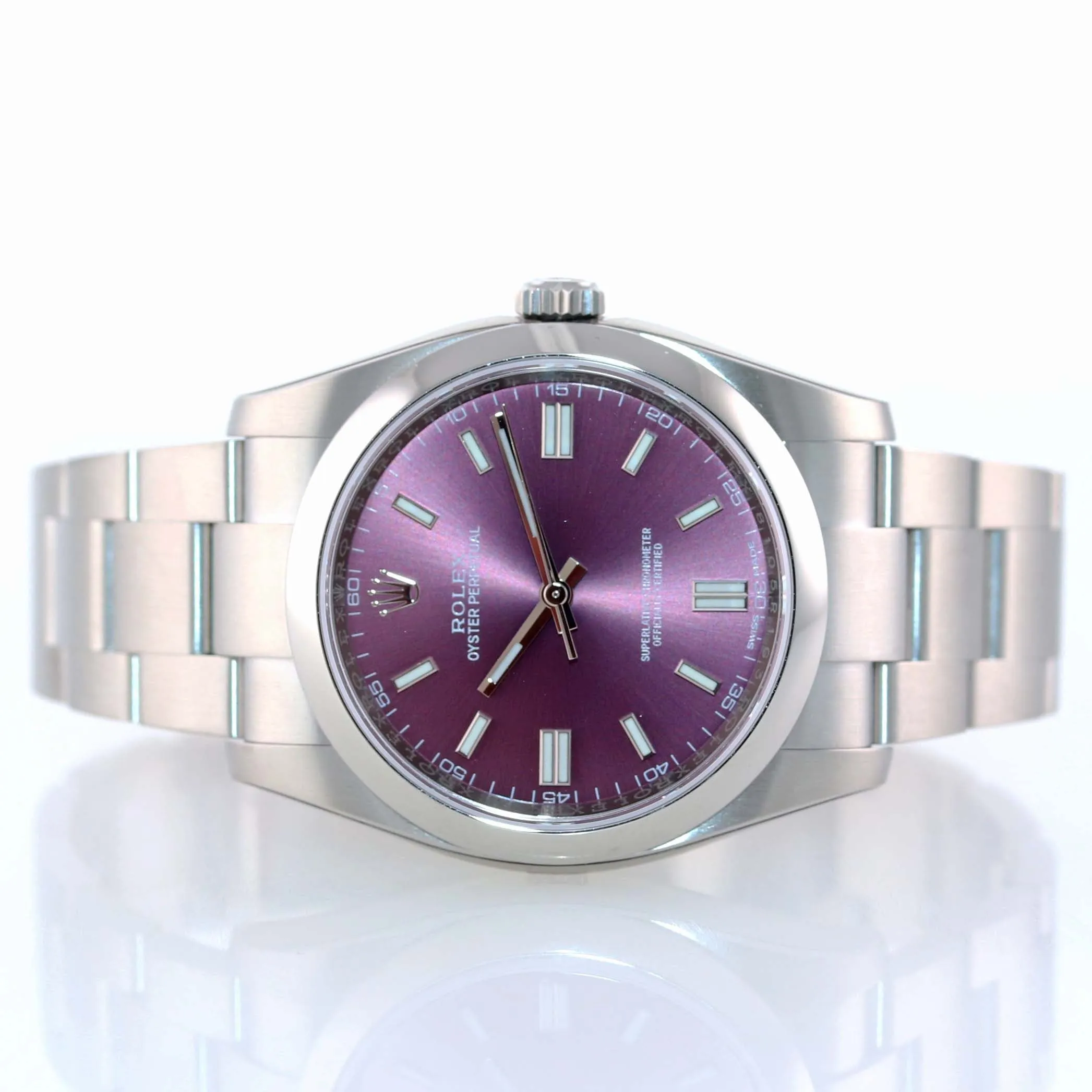 2018 STICKERS & PAPERS 116000 Rolex Oyster Perpetual Grape 36mm Watch Box