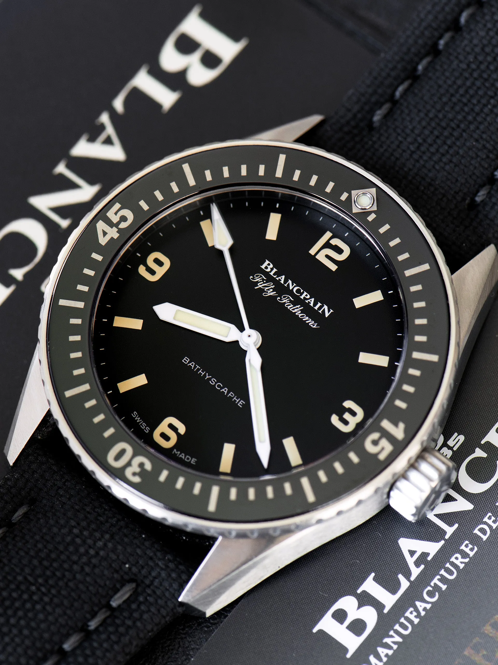 2019 Blancpain Fifty-Fathoms Bathyscaphe (Ref. 5100/1130) "Hodinkee Limited Edition" W/ Full Set