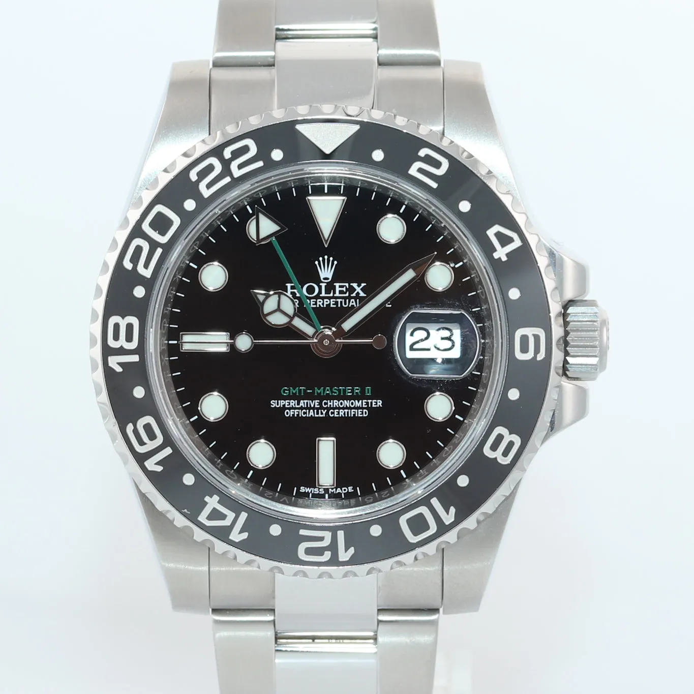 2019 MINT Rolex GMT Master II 116710 Steel Ceramic Black Dial 40mm Watch Box