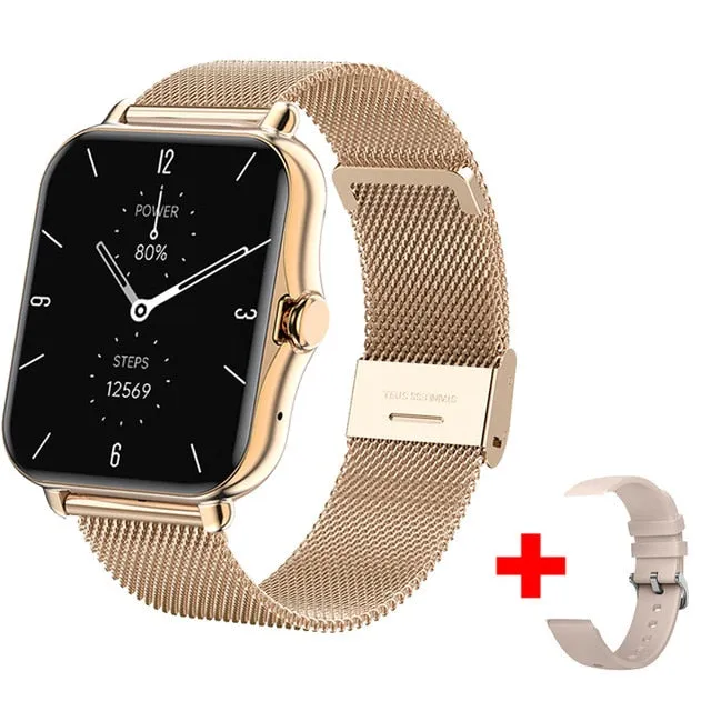 2021 Bluetooth-compatibleAnswer Call Smart Watch Women Men Full Touch Dial Call Fitness Tracker IP67 Waterproof Smartwatch women