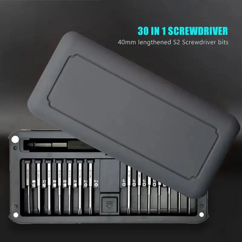 30 In 1 Screwdriver Set Phone Computer Watches Glasses Laptop Maintenance And Disassembly Multi-Functional Screwdriver Set