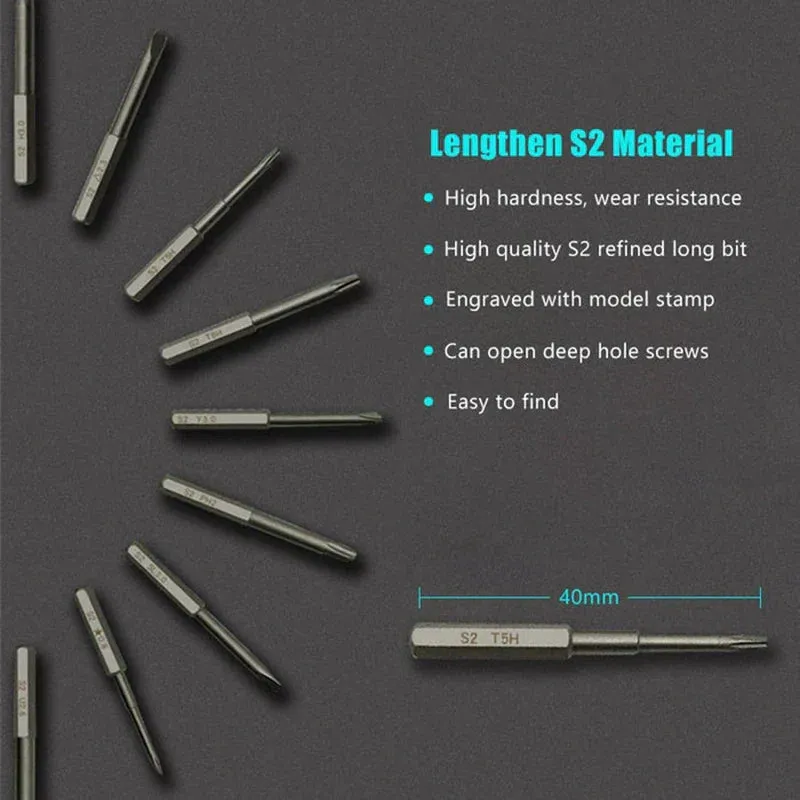 30 In 1 Screwdriver Set Phone Computer Watches Glasses Laptop Maintenance And Disassembly Multi-Functional Screwdriver Set