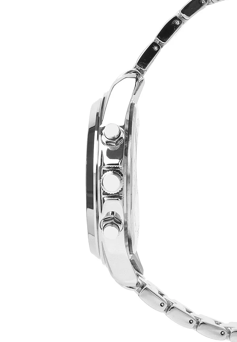 Alex Silver Metal Watch (Navy)