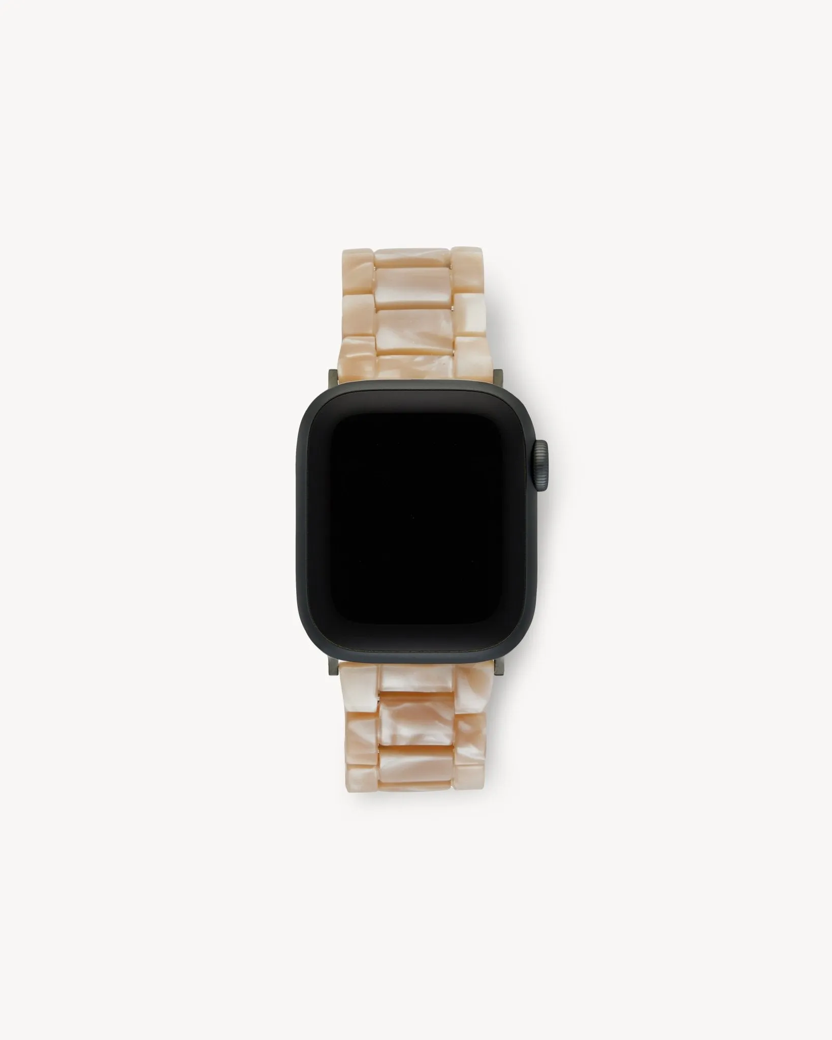 Apple Watch Band in Sand Shell (Rose Gold Hardware)