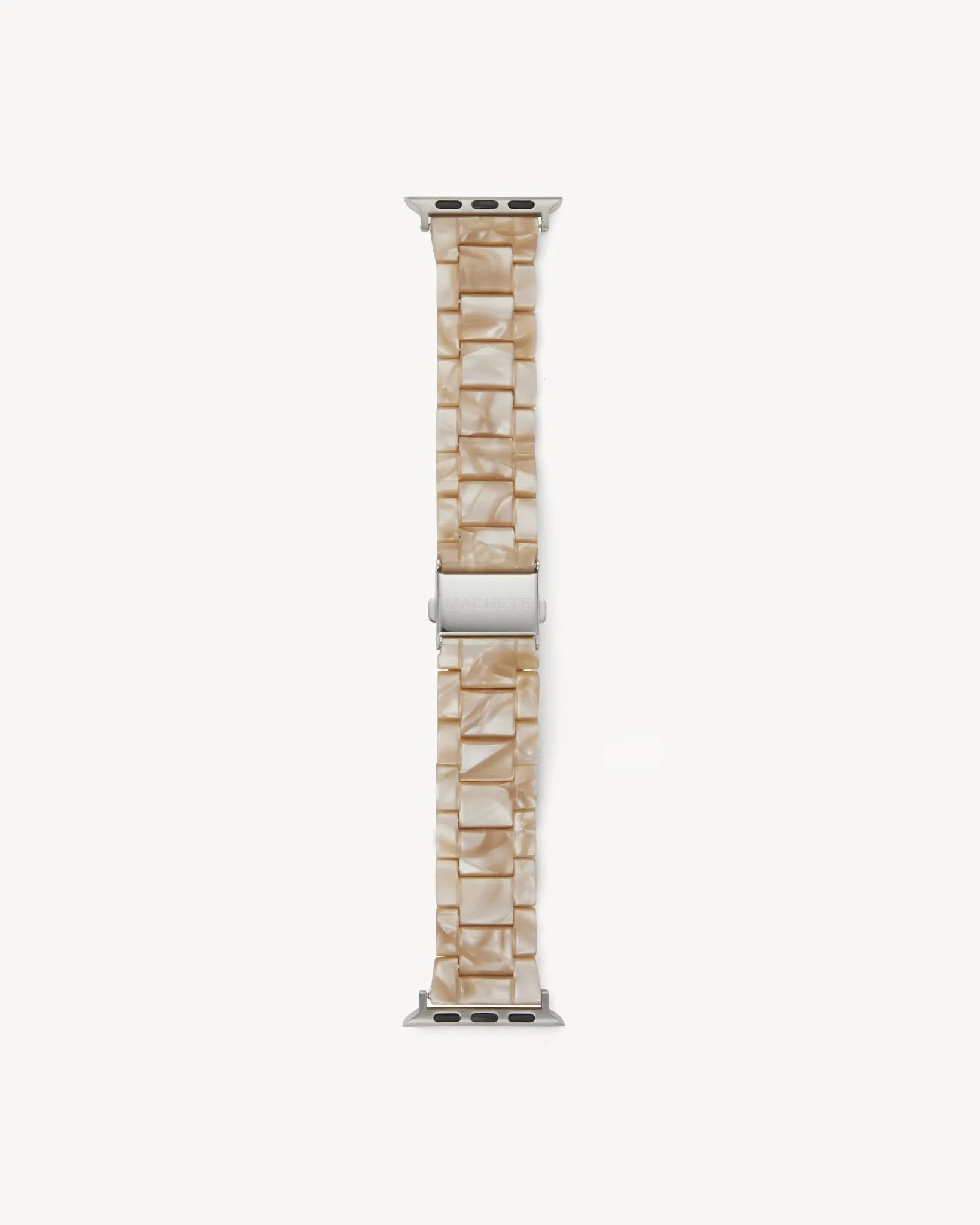 Apple Watch Band in Sand Shell (Rose Gold Hardware)