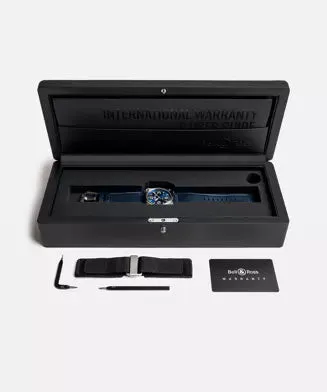 BELL & ROSS BR 03A BLUE STEEL 41mm