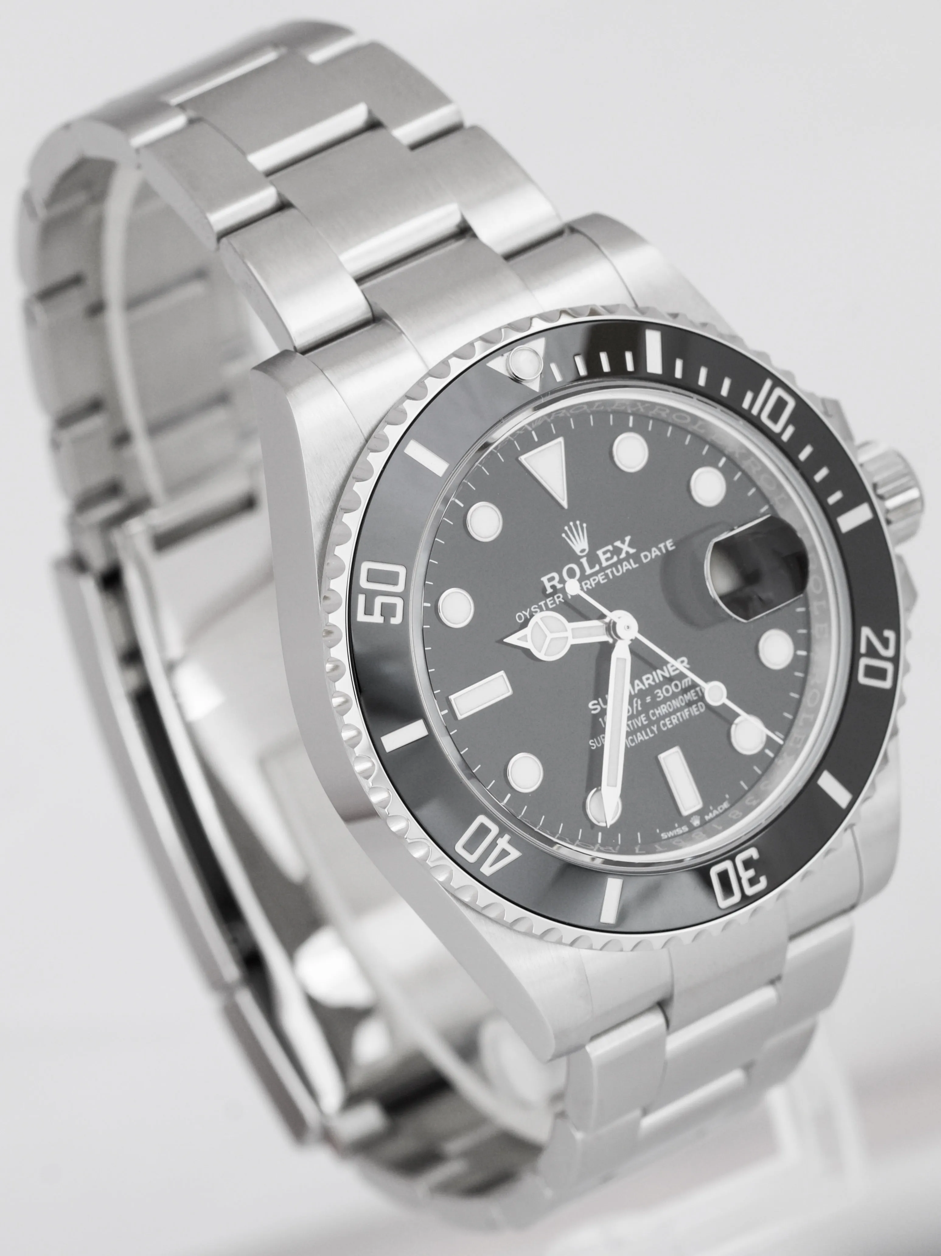 BRAND NEW APR. 2021 Rolex Submariner 41 Date Steel Black Ceramic Watch 126610 LN