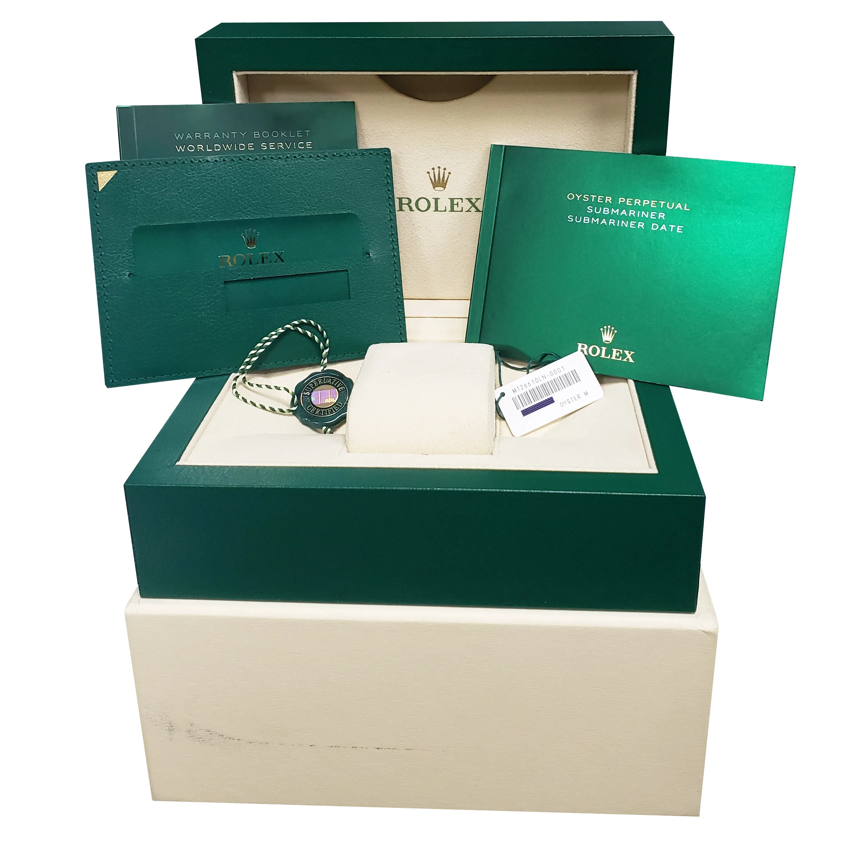 BRAND NEW DEC 2020 Rolex Submariner 41 Date Steel Black Ceramic Watch 126610 LN