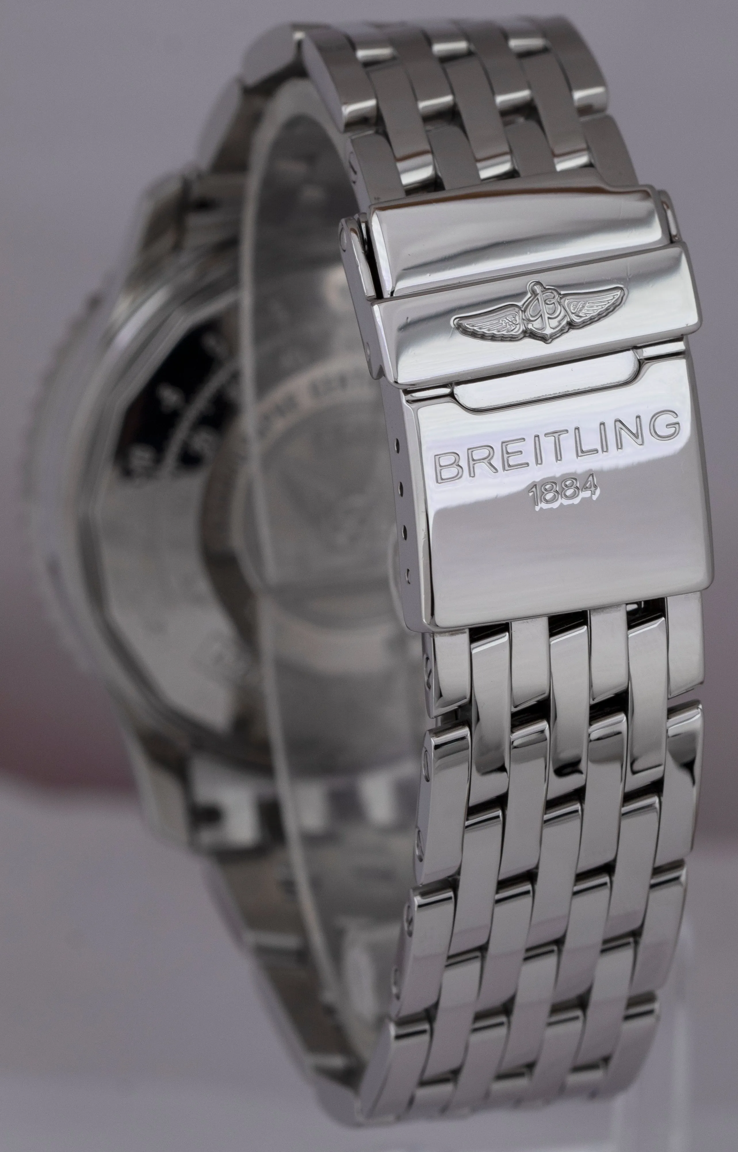 Breitling Navitimer Chronograph 42mm Black Automatic Stainless Steel A23322 B P