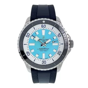 Breitling Superocean 44 Steel Turquoise Dial 44mm Automatic Men’s Watch A17376
