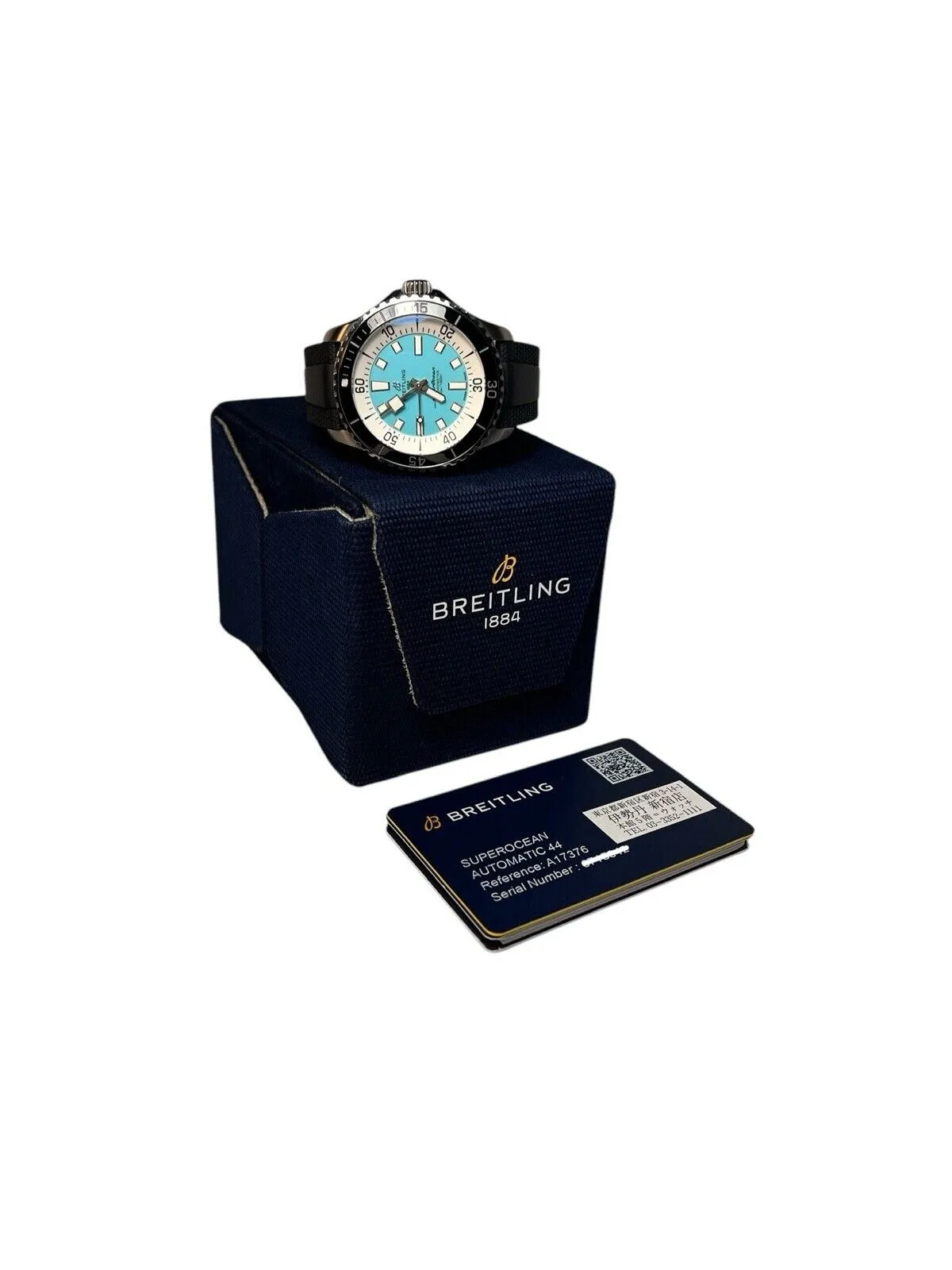 Breitling Superocean 44 Steel Turquoise Dial 44mm Automatic Men’s Watch A17376