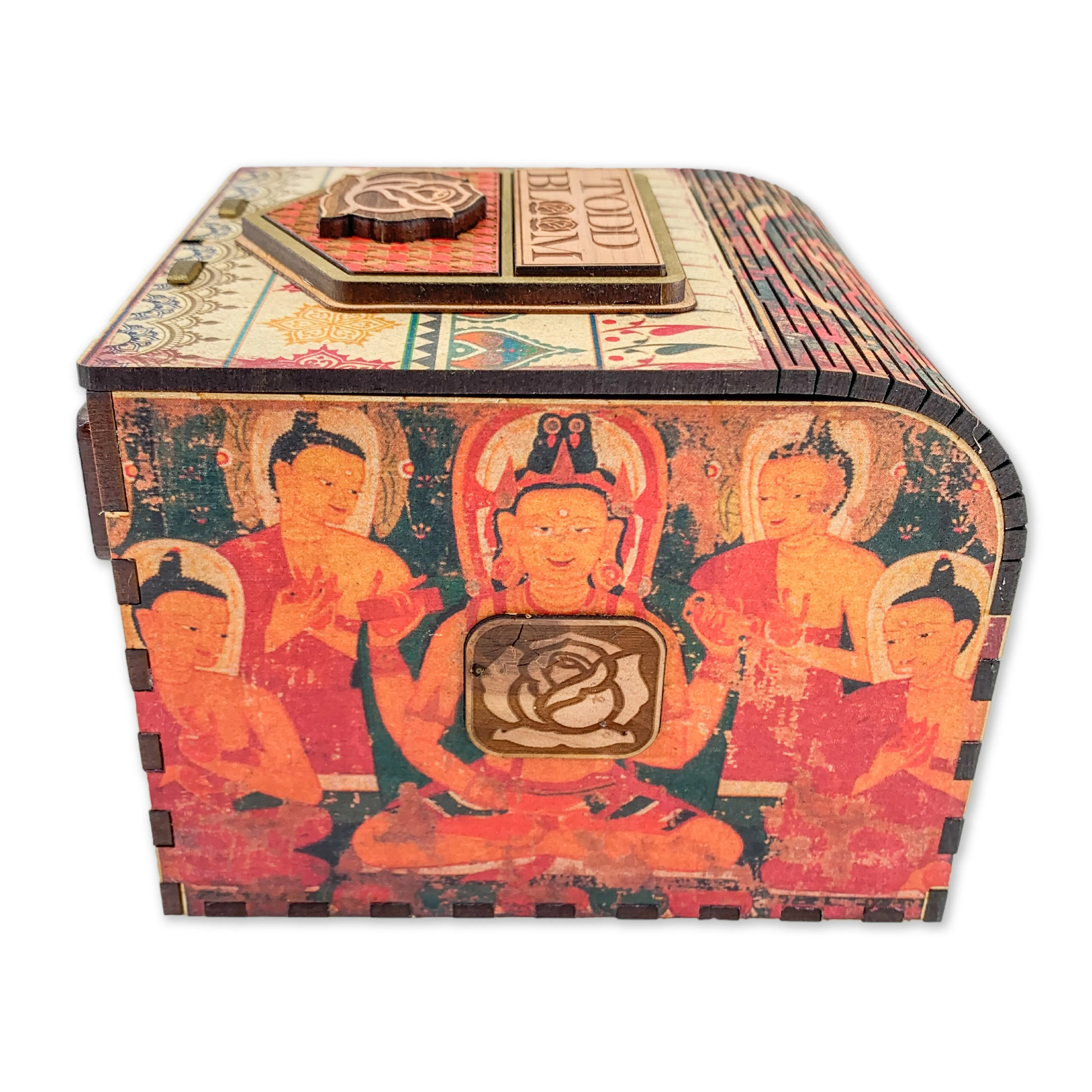 BUDDHA BLOOM XIII-MENS HAND MADE-FULL GRAIN LEATHER-WATCH