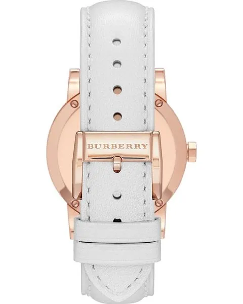 Burberry The City White Leather Women's Watch BU9130
