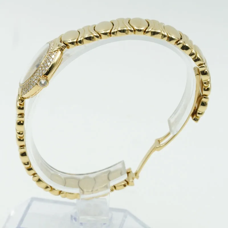 Cartier Colisee 0274 Diamond Bezel 18K Yellow Gold 26mm Ladies Watch