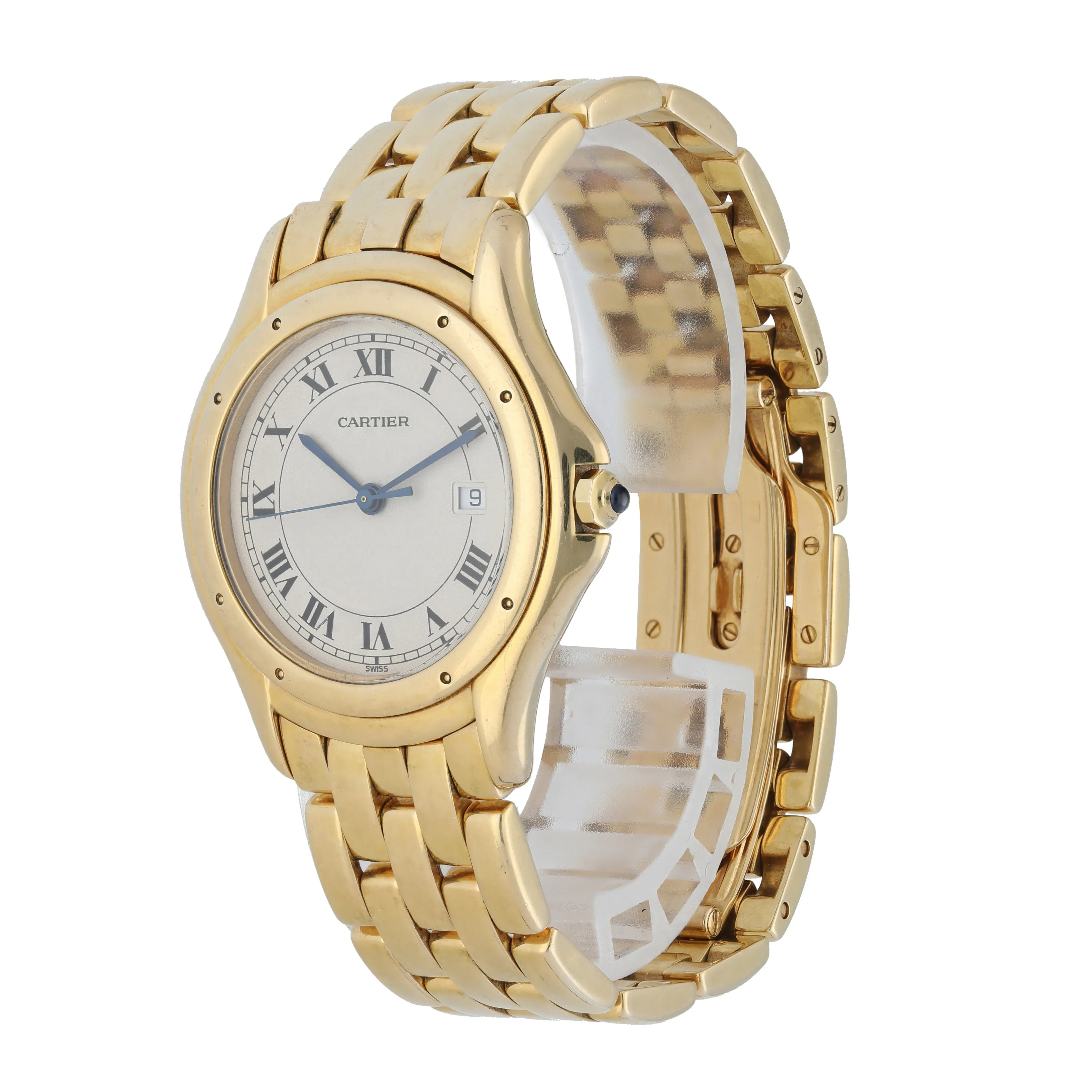 Cartier Cougar Panthere 116000R Large Yellow Gold Watch