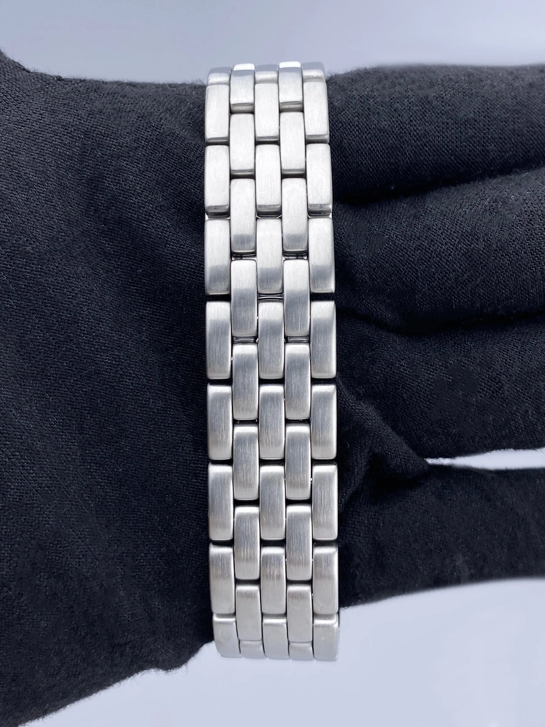 Cartier Panthere Jumbo 1300 Stainless Steel Mens Watch
