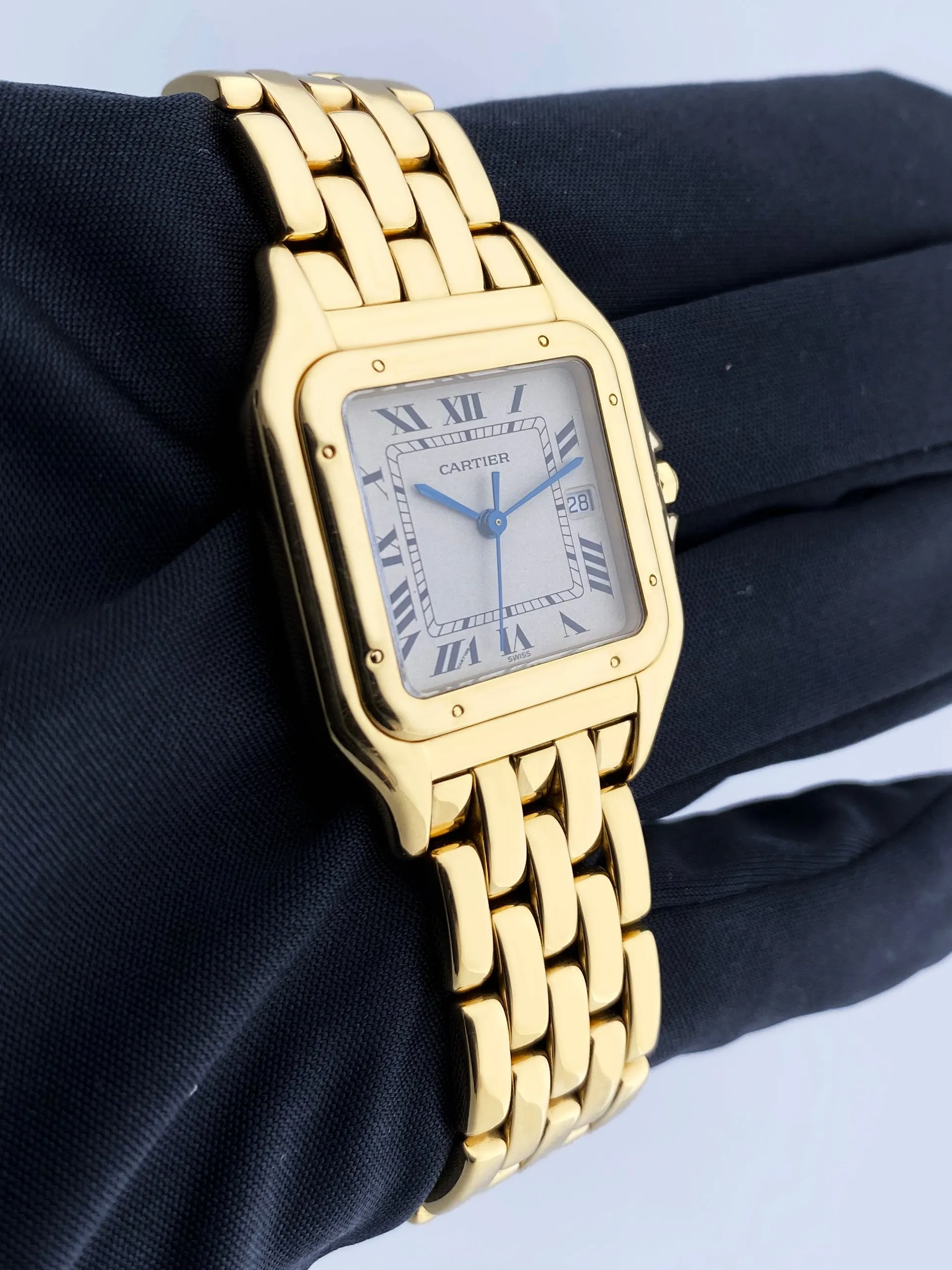 Cartier Panthere Jumbo 18K Yellow Gold Mens Watch