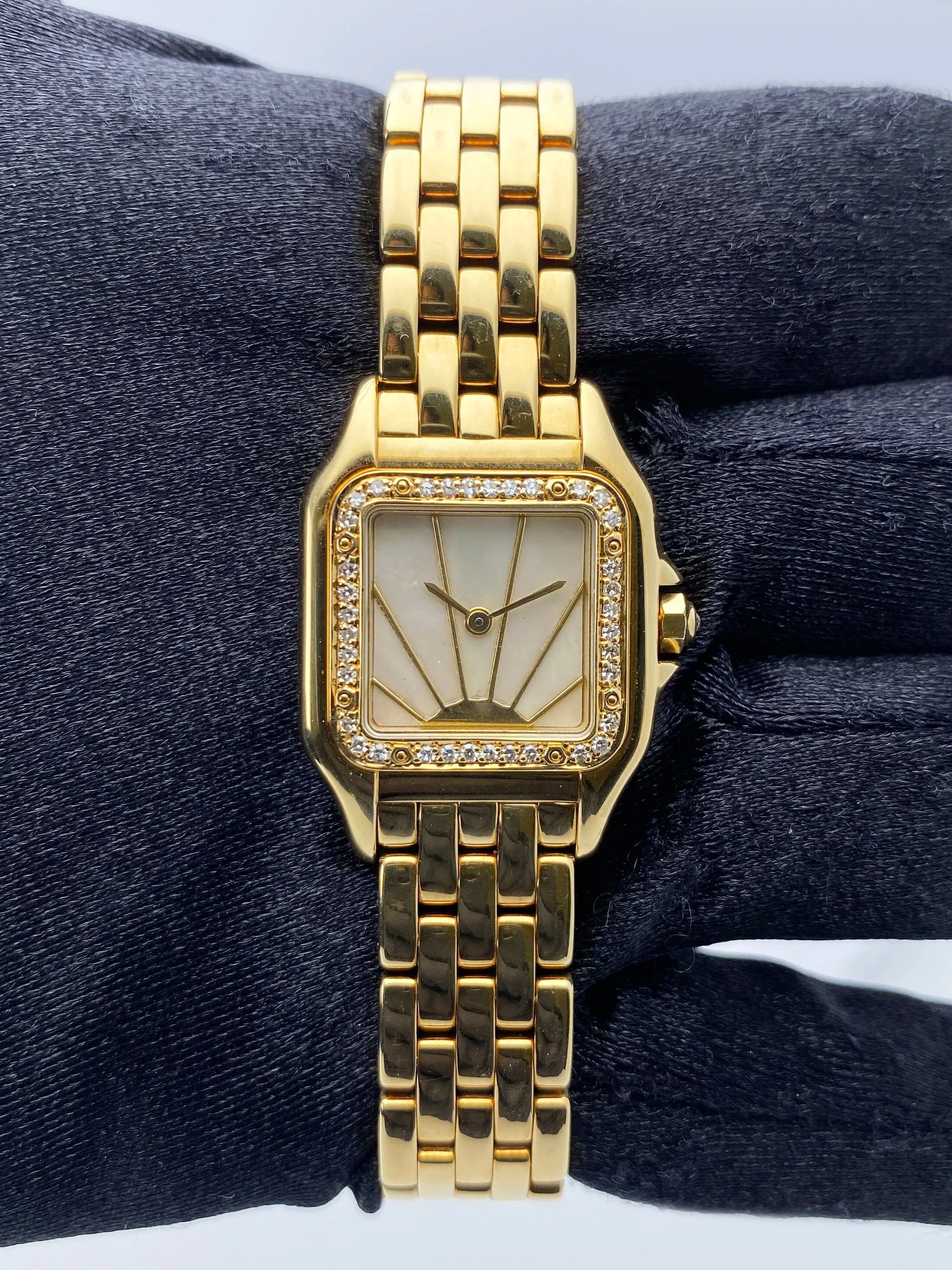 Cartier Panthere MOP Diamond Dial Ladies Watch