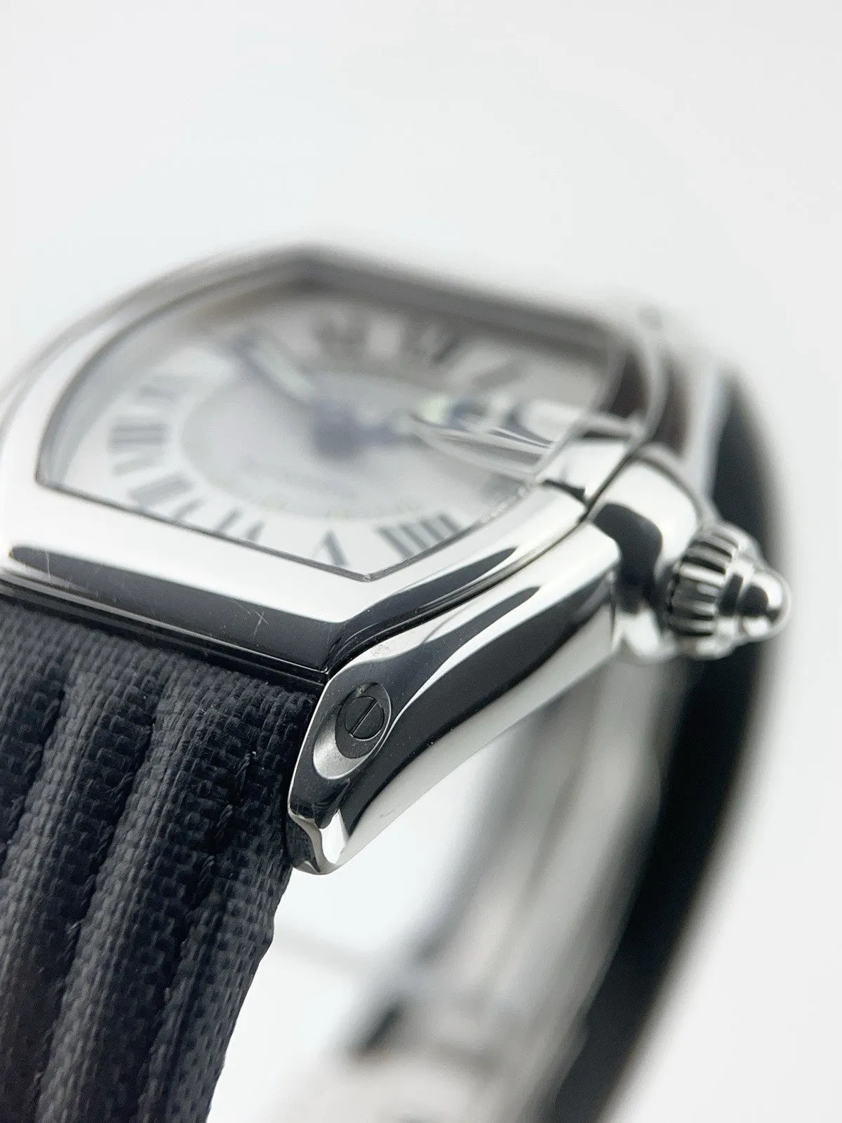 Cartier Roadster Steel Silver Roman Dial 38mm Automatic Men’s W62000V3