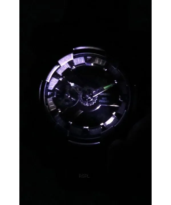 Casio G-Shock Analog Digital Resin Strap Grey Dial Quartz GM-110VB-1A 200M Mens Watch