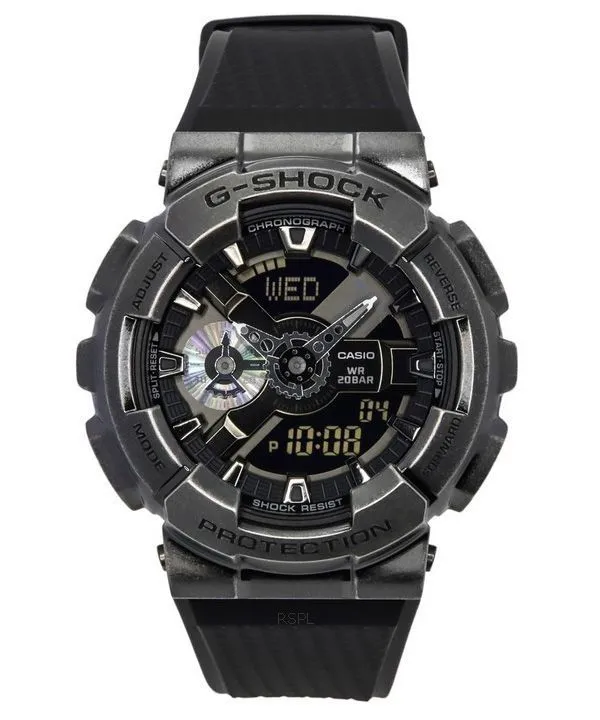 Casio G-Shock Analog Digital Resin Strap Grey Dial Quartz GM-110VB-1A 200M Mens Watch