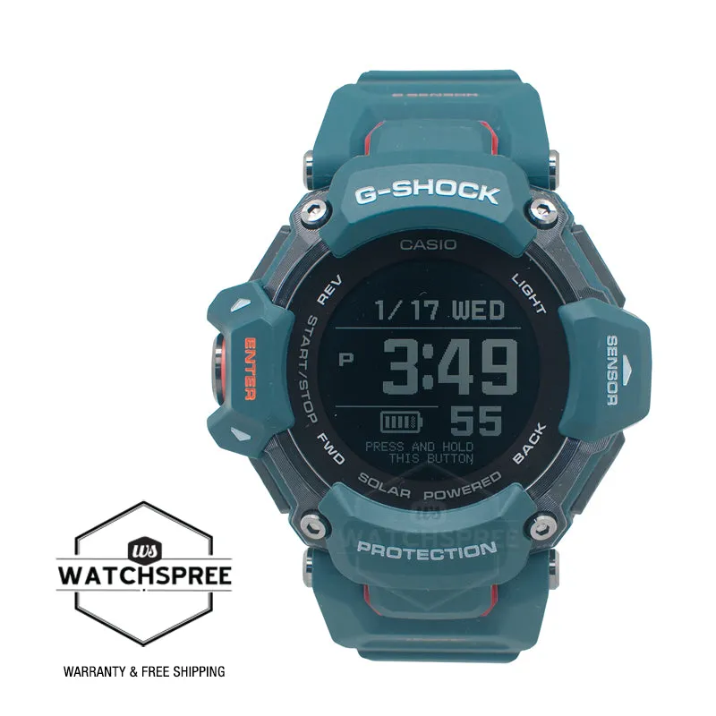 Casio G-Shock GBD-H2000 Lineup G-SQUAD Bluetooth¶¸ Tough Solar Multi-Sport Series Blue Resin Band Watch GBDH2000-2D GBD-H2000-2D GBD-H2000-2
