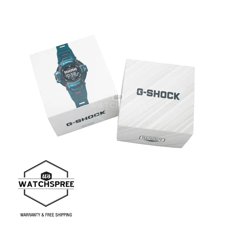 Casio G-Shock GBD-H2000 Lineup G-SQUAD Bluetooth¶¸ Tough Solar Multi-Sport Series Blue Resin Band Watch GBDH2000-2D GBD-H2000-2D GBD-H2000-2