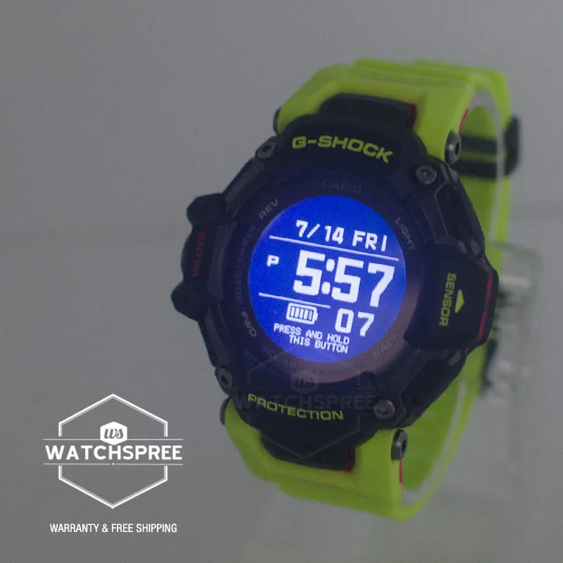 Casio G-Shock GBD-H2000 Lineup G-SQUAD Bluetooth¶¸ Tough Solar Multi-Sport Series Yellow Resin Band Watch GBDH2000-1A9 GBD-H2000-1A9