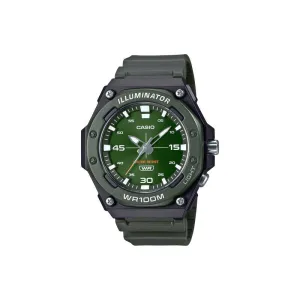 Casio Men Analog Watch MW-620H-3AV Black Resin Strap