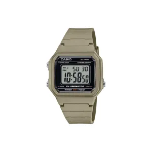 Casio Men Digital Sport Watch W-217H-5AV Green Resin Strap