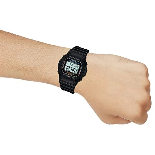 Casio Men's G5600E-1 G-Shock Grey Digital Dial Shock Resistant Watch