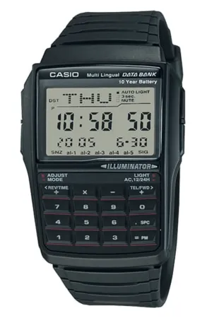 CASIO VINTAGE DBC32-1 DATABANK WATCH - BLACK