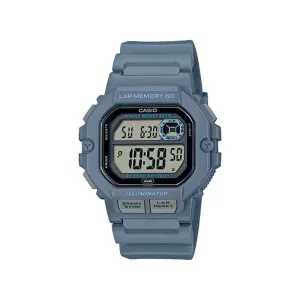 Casio WS-1400H-2A Men Digital Watch Blue Resin Strap