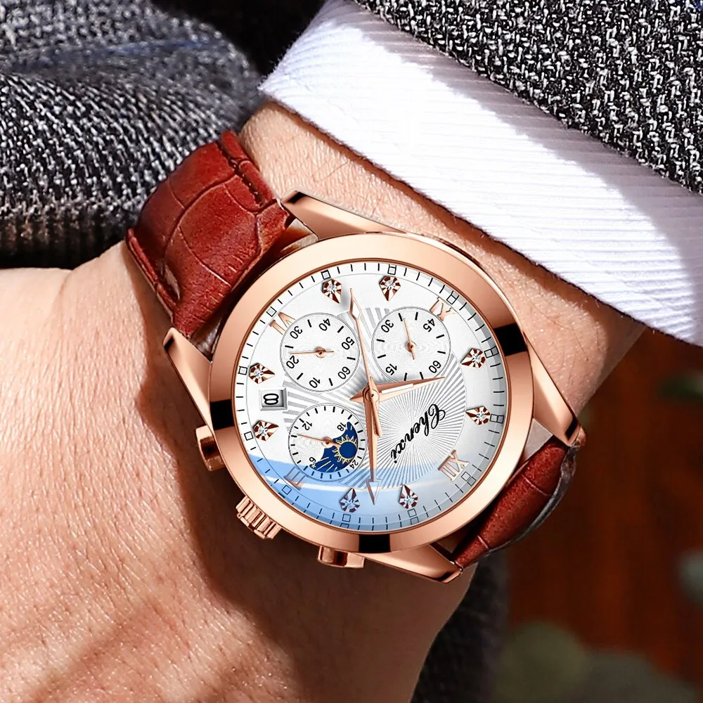CHENXI Fashion Men Watches Sport Waterproof Luminous Chronograph Military Clock Luxury Brand Date Mens Quartz Wristwatches