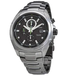 Citizen Titanium Eco-Drive Black Dial Men's Watch CA0190-56E
